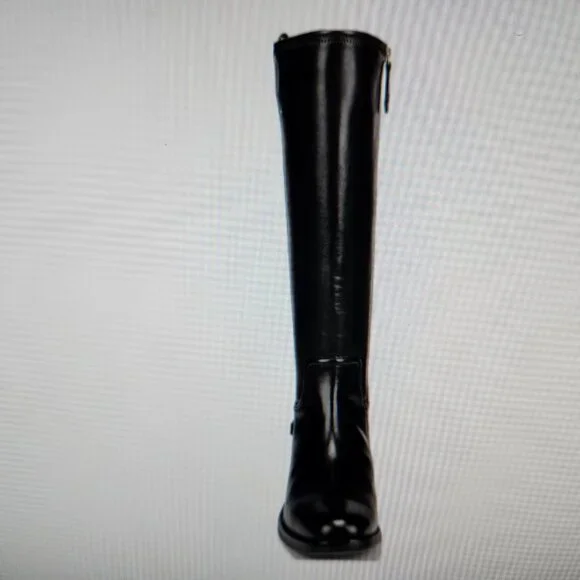 Franco Sarto "Merina" Black Equestrian style boots. NIB. Size 6 Wide Calf - Picture 4 of 13